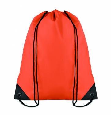 Logo trade corporate gift photo of: 190T Polyester drawstring bag