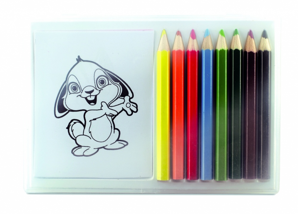 Logotrade promotional merchandise picture of: Wooden pencil colouring set