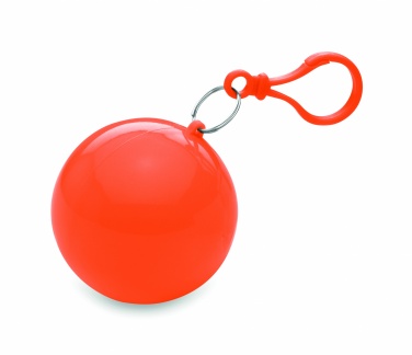 Logo trade promotional merchandise picture of: Poncho in round container