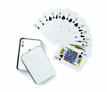 Logotrade promotional products photo of: Playing cards in tin box