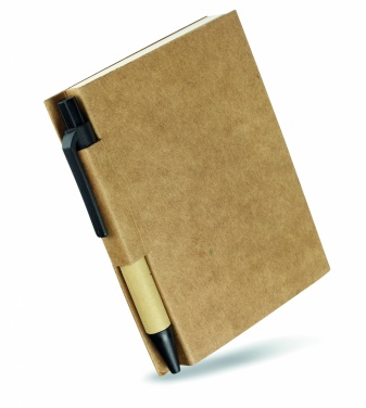 Logotrade promotional giveaway picture of: Recycled notebook with pen