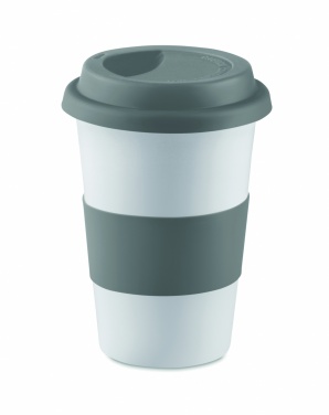 Logotrade promotional merchandise picture of: Ceramic mug w/ lid and sleeve