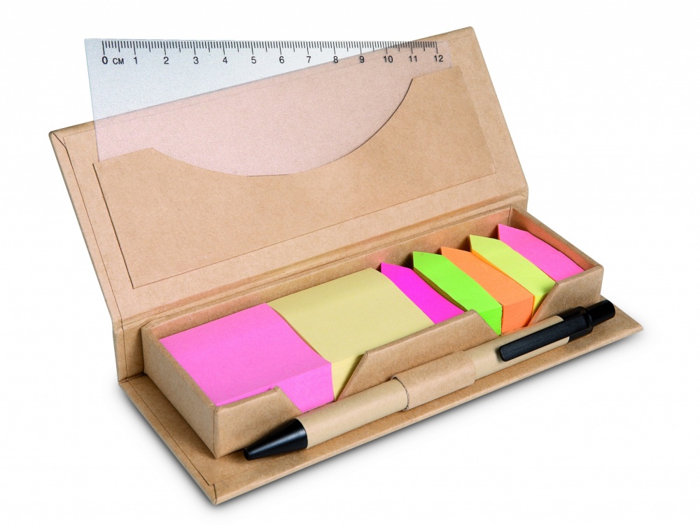 Logotrade corporate gifts photo of: Sticky memo set recycked w/pen