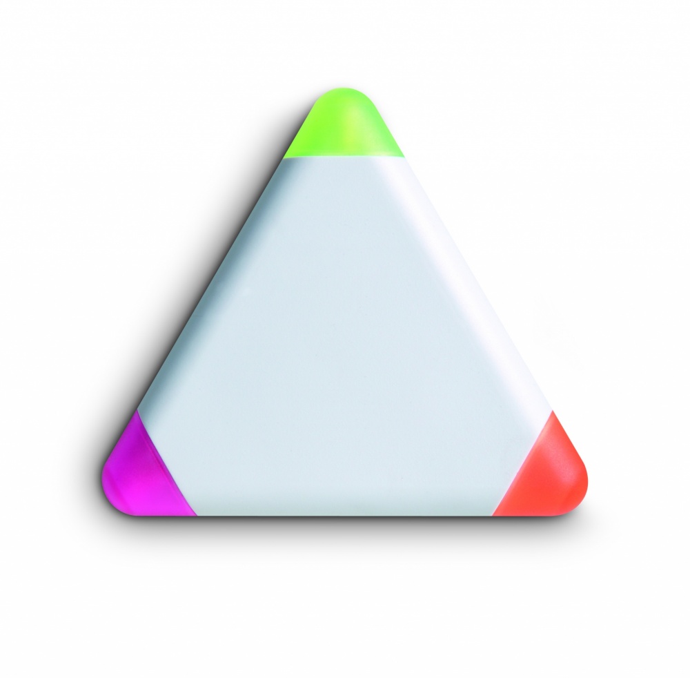 Logo trade promotional items image of: Triangular highlighter