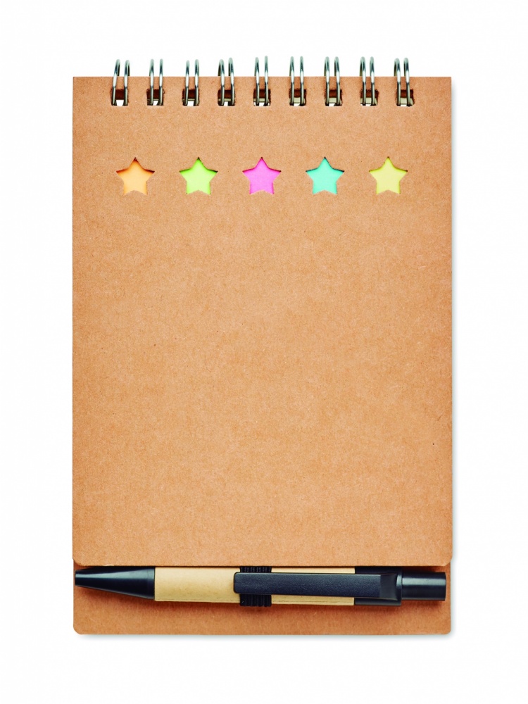Logotrade promotional product picture of: Notepad with pen and memo pad