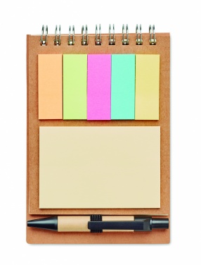 Logo trade promotional products picture of: Notepad with pen and memo pad
