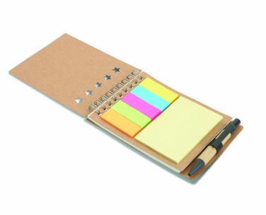 Logotrade advertising product image of: Notepad with pen and memo pad