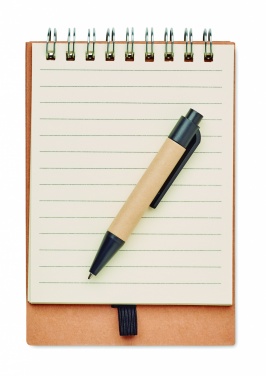 Logotrade advertising product picture of: Notepad with pen and memo pad