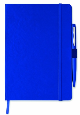 Logotrade promotional item image of: A5 notebook with pen 72 lined
