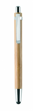 Logotrade business gift image of: Bamboo pen and pencil set