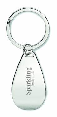 Logo trade corporate gift photo of: Bottle opener key ring Tornio