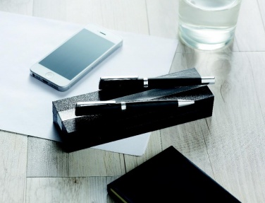 Logotrade promotional product picture of: Pen and roller in paper box