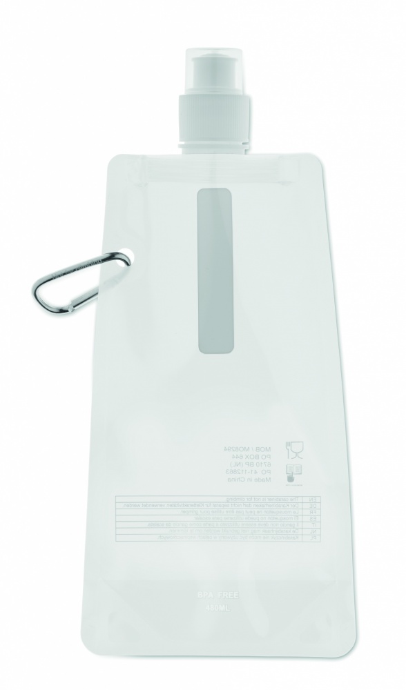 Logo trade promotional product photo of: Foldable water bottle