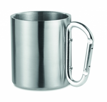Logotrade corporate gift image of: Metal mug & carabiner handle