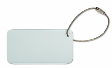 Logo trade promotional items picture of: Aluminium luggage tag