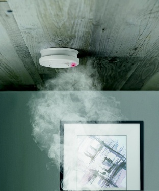 Logo trade promotional giveaway photo of: Smoke detector