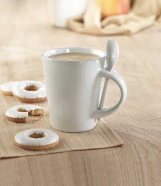 Logotrade promotional giveaway image of: Sublimation mug with spoon