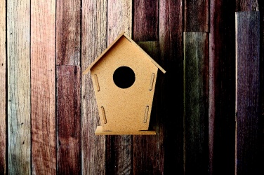 Logo trade corporate gift photo of: Wooden bird house