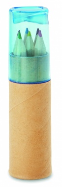 Logo trade advertising products image of: 6 coloured pencils