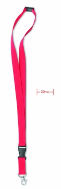 Logotrade advertising product picture of: Lanyard hook and buckle 20 mm