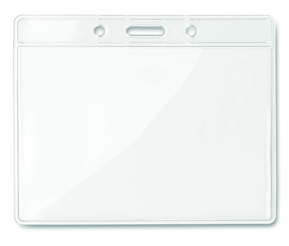 Logotrade corporate gifts photo of: Transparent badge 10cmx8cm