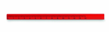Logotrade advertising product image of: Carpenters pencil with ruler