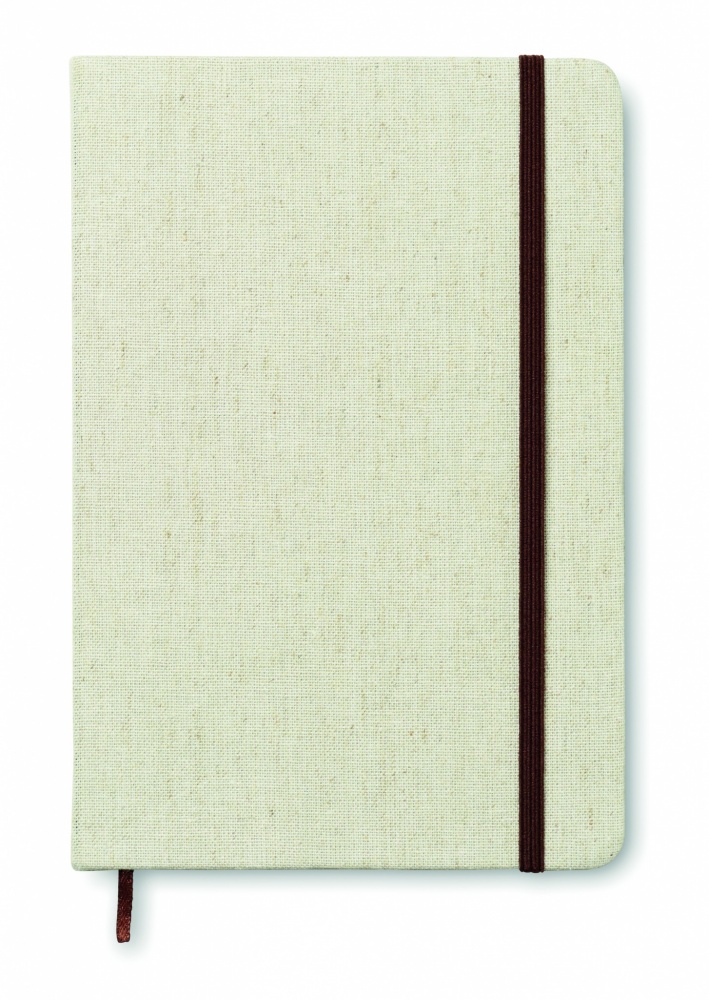 Logo trade corporate gift photo of: A5 canvas notebook