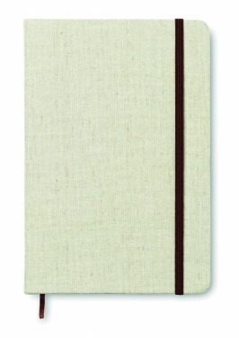 Logo trade promotional gift photo of: A5 canvas notebook