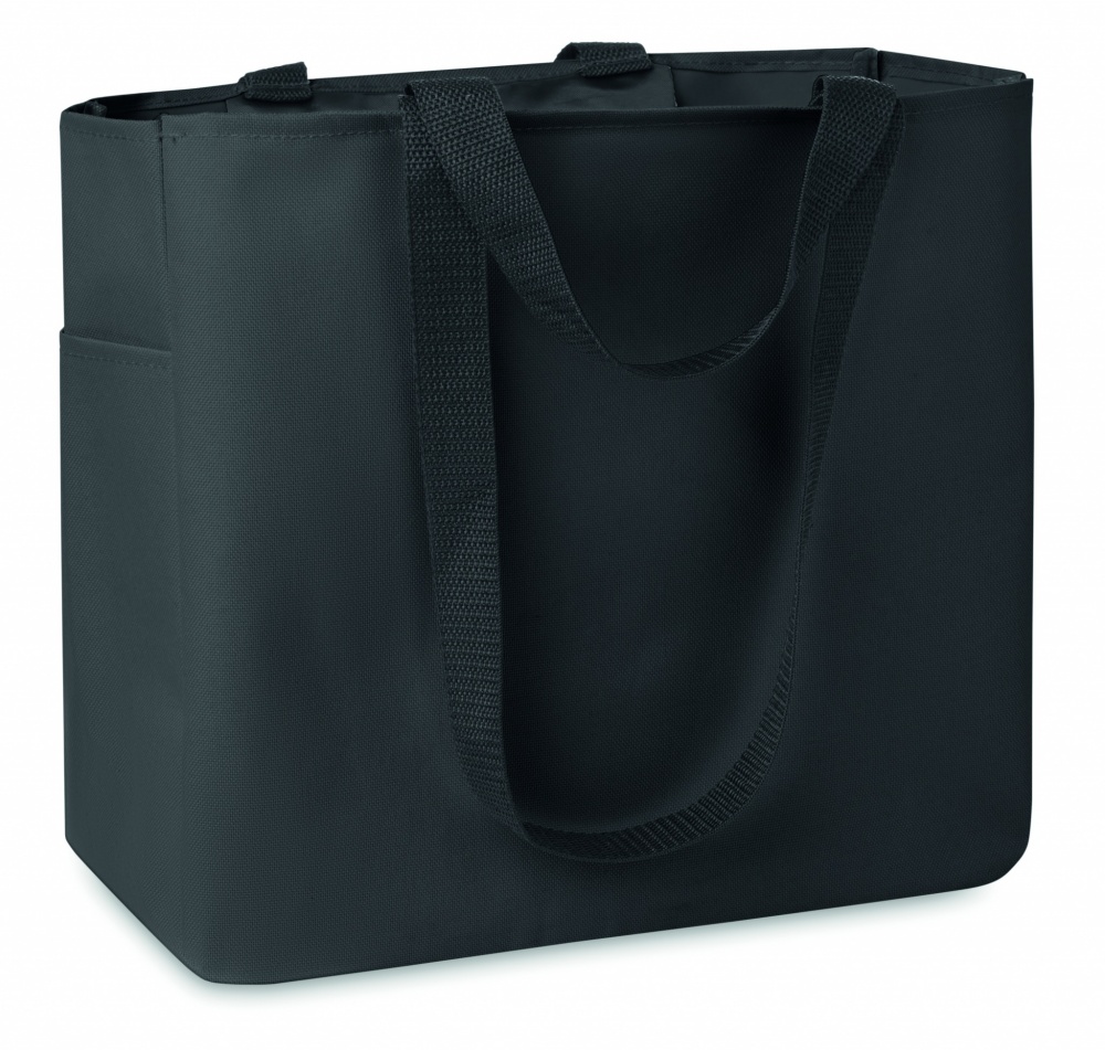 Logo trade promotional gifts image of: 600D Polyester shopping bag