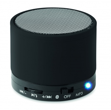Logo trade promotional products picture of: Round wireless speaker
