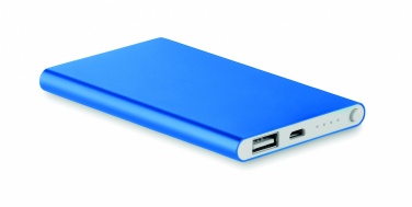 Logotrade corporate gift image of: Flat power bank 4000 mAh
