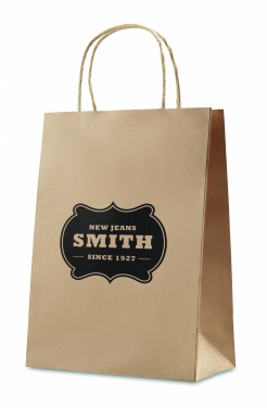 Logo trade business gifts image of: Gift paper bag medium 150 gr/m²
