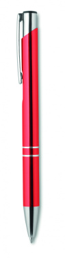 Logotrade business gifts photo of: Push button aluminium pen BERN
