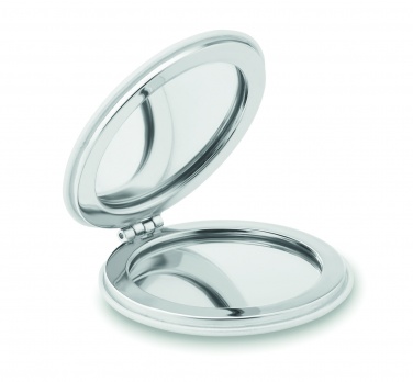 Logo trade corporate gifts image of: Round PU mirror