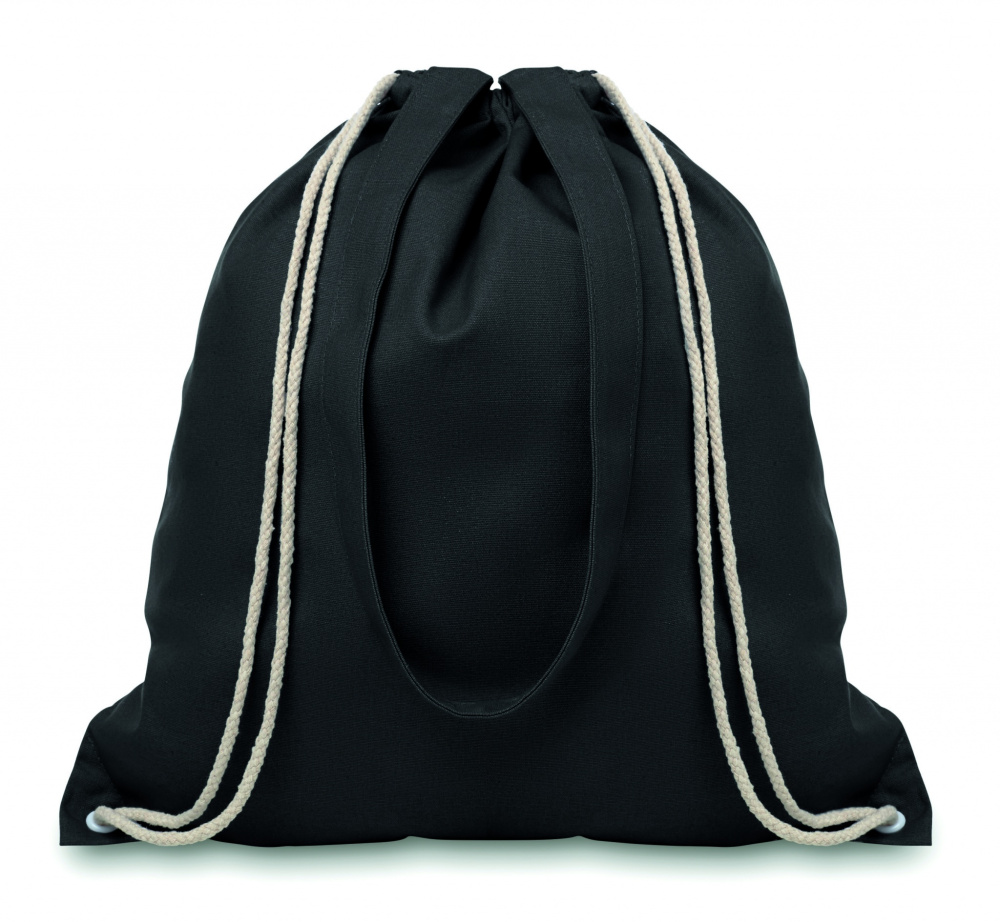 Logo trade promotional merchandise photo of: 220gr/m² canvas 2 function bag