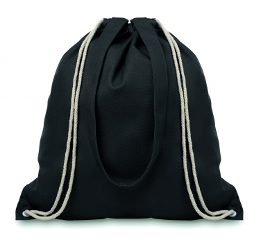 Logo trade corporate gifts picture of: 220gr/m² canvas 2 function bag