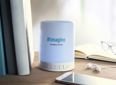 Logo trade promotional giveaways picture of: Touch light wireless speaker