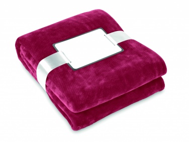 Logo trade promotional gifts image of: Blanket flannel