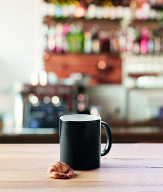 Logo trade promotional item photo of: Dark sublimation mug 300ml