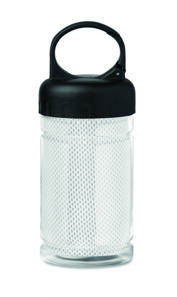 Logotrade promotional giveaway image of: Cooling towel in PET bottle