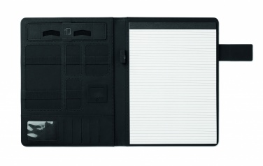 Logo trade promotional product photo of: A4 folder with power bank