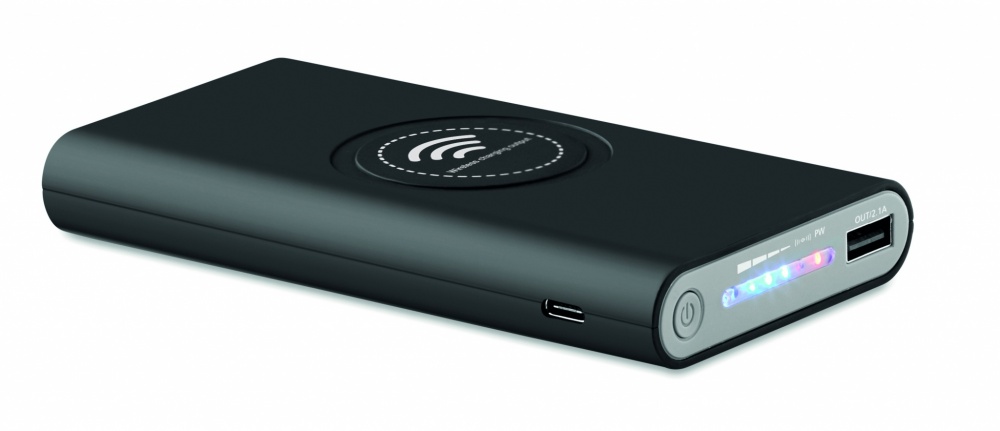 Logo trade promotional merchandise picture of: Wireless power bank Type C