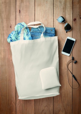 Logotrade promotional item image of: 100gr/m² foldable cotton bag