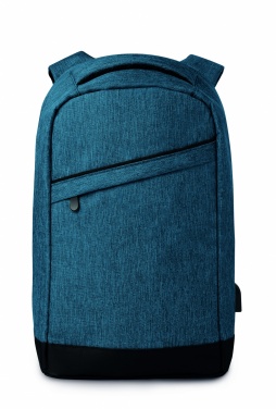 Logo trade promotional giveaways picture of: 2 tone backpack incl USB plug