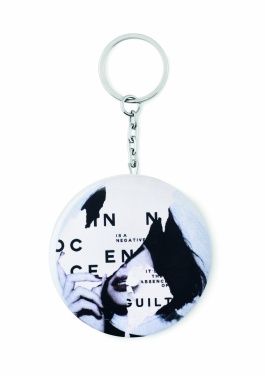 Logo trade promotional merchandise picture of: Key ring with bottle opener Madona