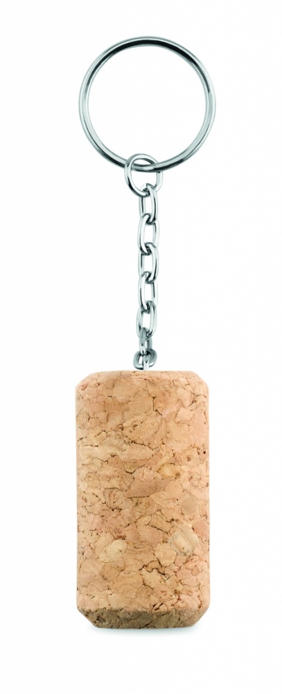 Logotrade promotional merchandise image of: Wine cork key ring Sigulda