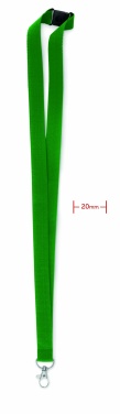 Logotrade promotional product picture of: Lanyard with metal hook 20 mm