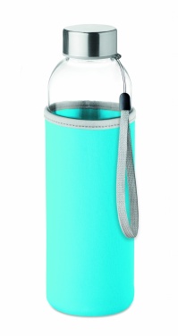 Logotrade promotional giveaway picture of: Glass bottle in pouch 500ml