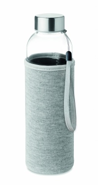 Logotrade promotional items photo of: Glass bottle in pouch 500ml
