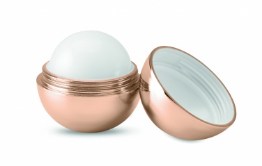 Logo trade promotional gifts picture of: Round lip balm UV finish